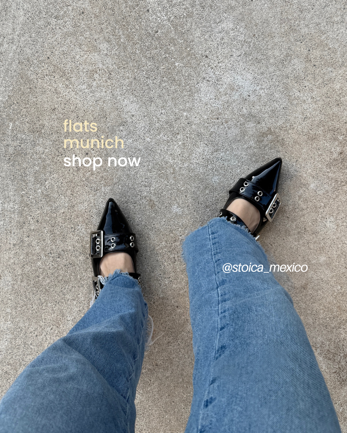 Flats MUNICH negro (NEW IN)